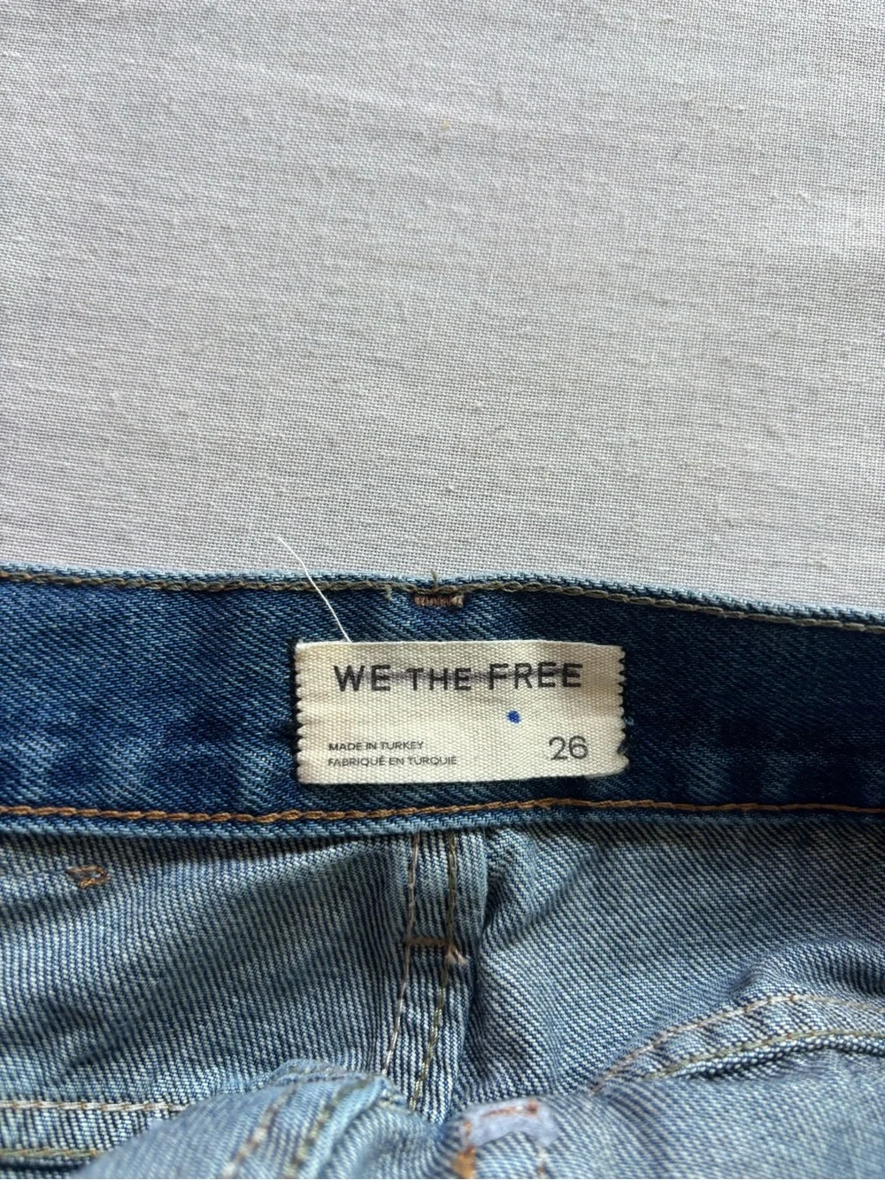 Free People High Rise Holly Bootcut Full Length Jeans Medium Wash Size 26